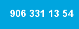 906 331 13 54 906 331 13 54